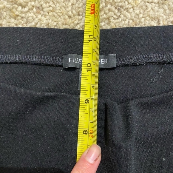 Eileen Fisher Women’s Crop Leggings With Ankle Zip Black Size Small Pull On - Picture 8 of 8